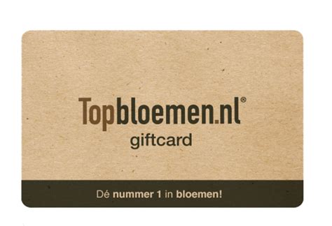 topbloemen giftcard werkt niet|Topbloemen giftcard 